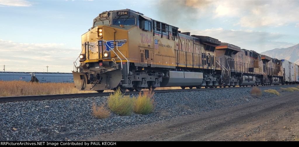 UP 7264 a Former AC44CW Pulls into The UP Ogden Yard Leading a eastbound Manifest 